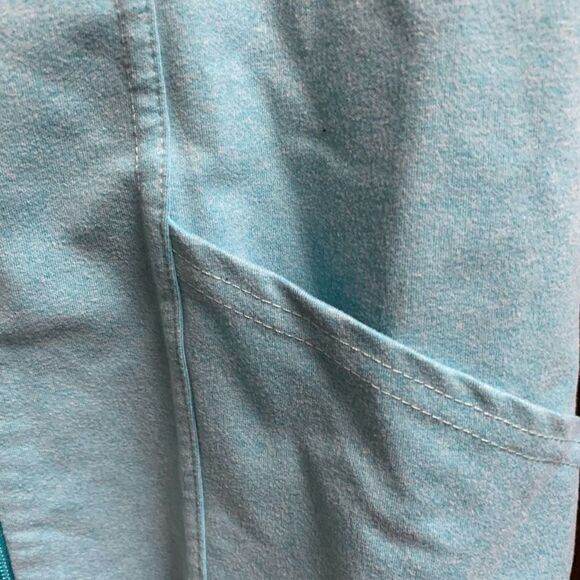 Fresh Produce Ladies Light Blue Stretchable Zip-up Mock Neck Jackets Size XS - Picture 7 of 13